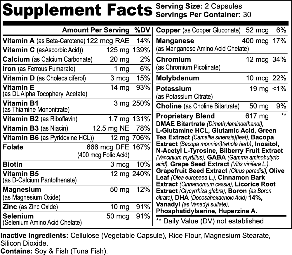 OKAMI - Brain & Focus Formula